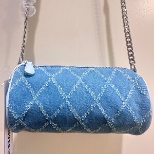 Stoney Clover Blue Denim Cylinder Pochette